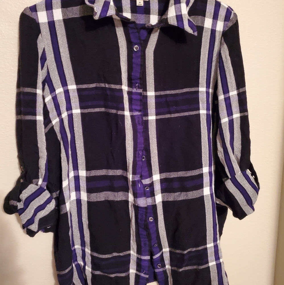 Plaid Button Down Shirt